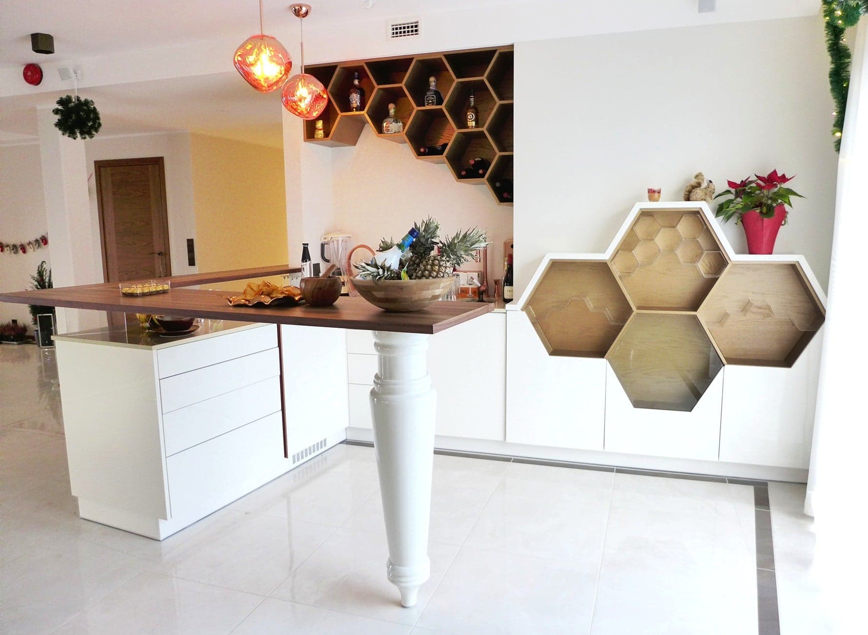 Refined interior design detail